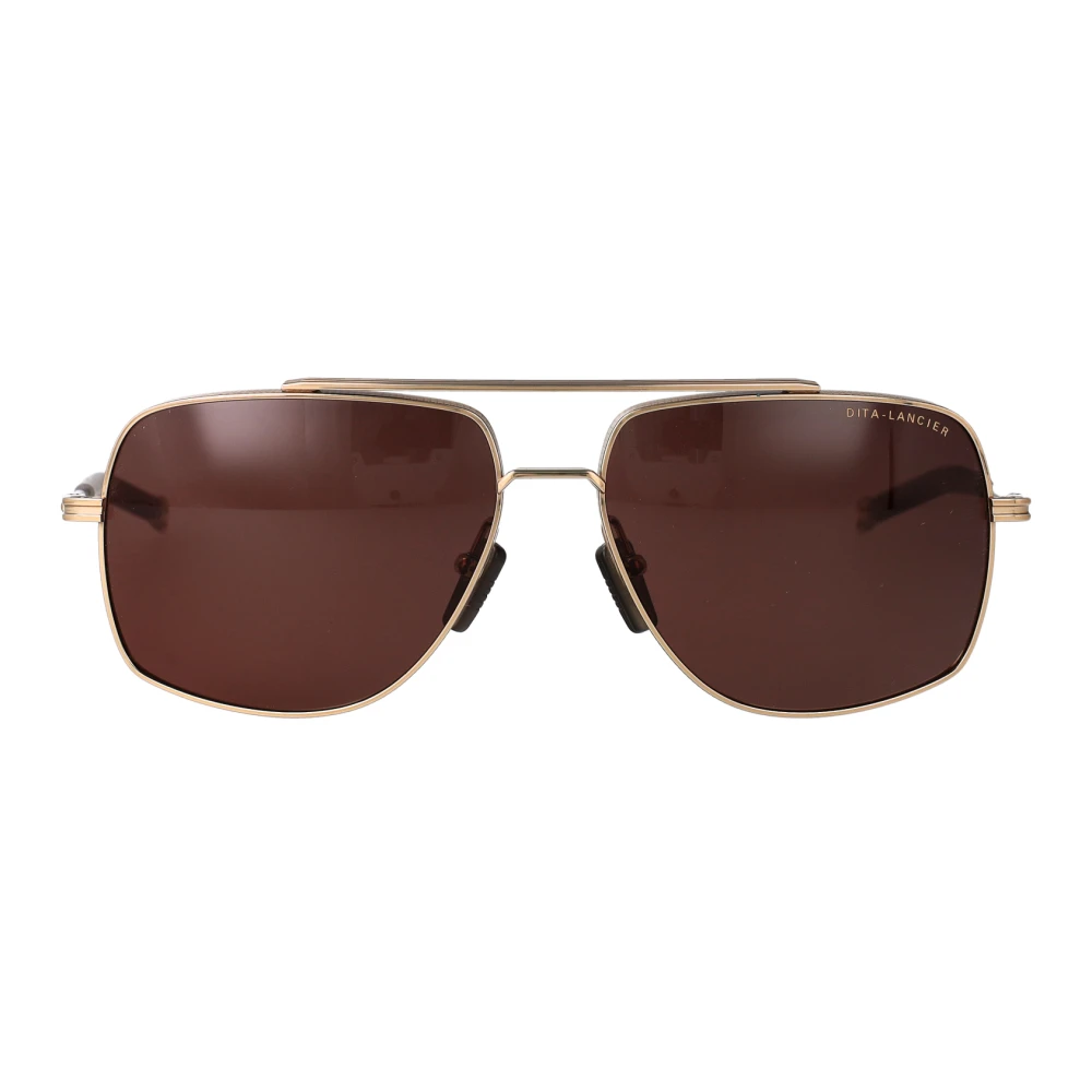 Dita Men's Yellow Sunglasses, 60 Mm, Lancier Lsa-138