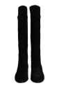 black-suede-knee-high-flat-boots