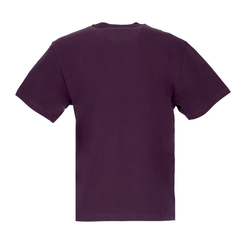 Carhartt WIP Donker pruim zilver Streetwear T-shirt Purple Dames