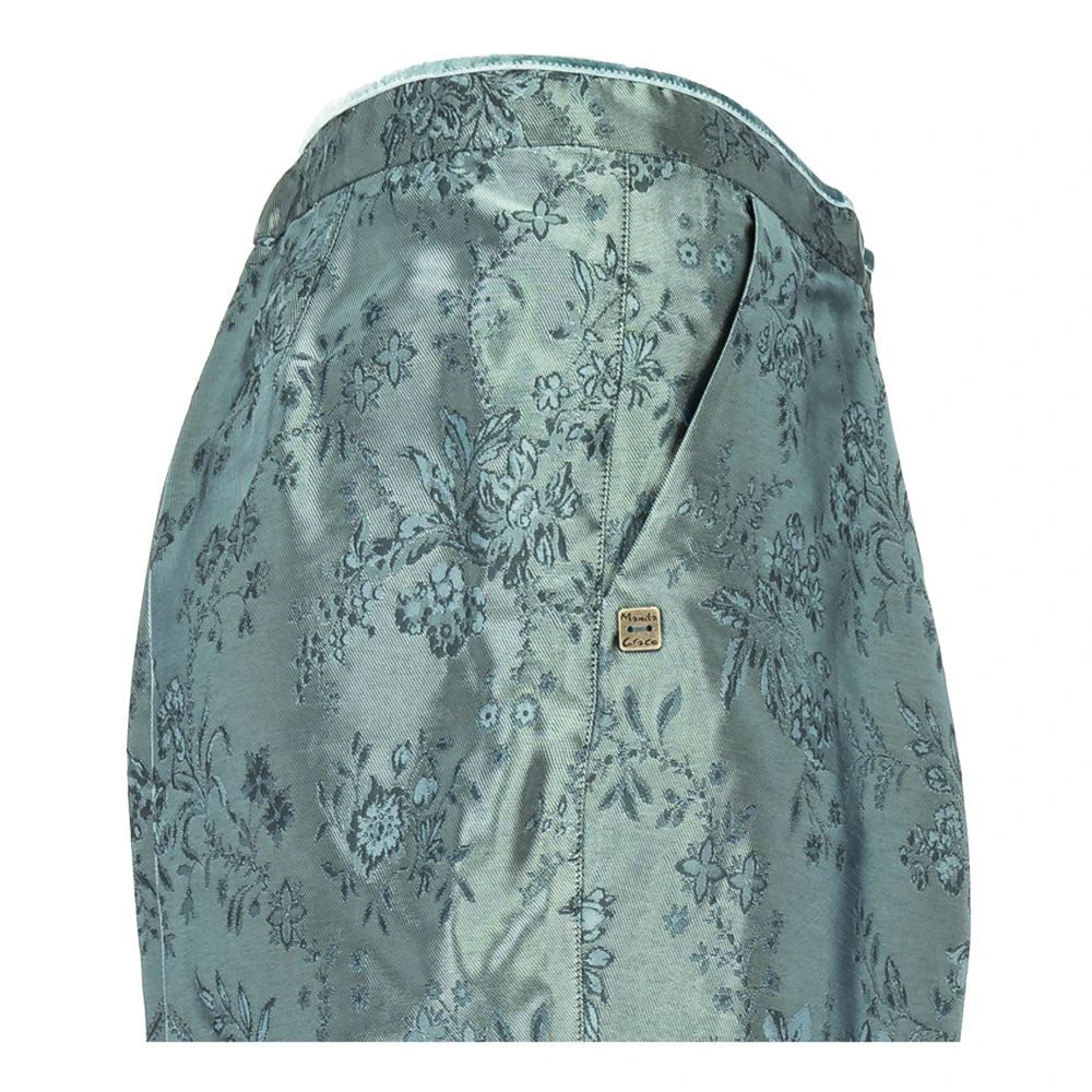 Manila Grace Elegante Damesbroek Outlet Prijs Blue Dames