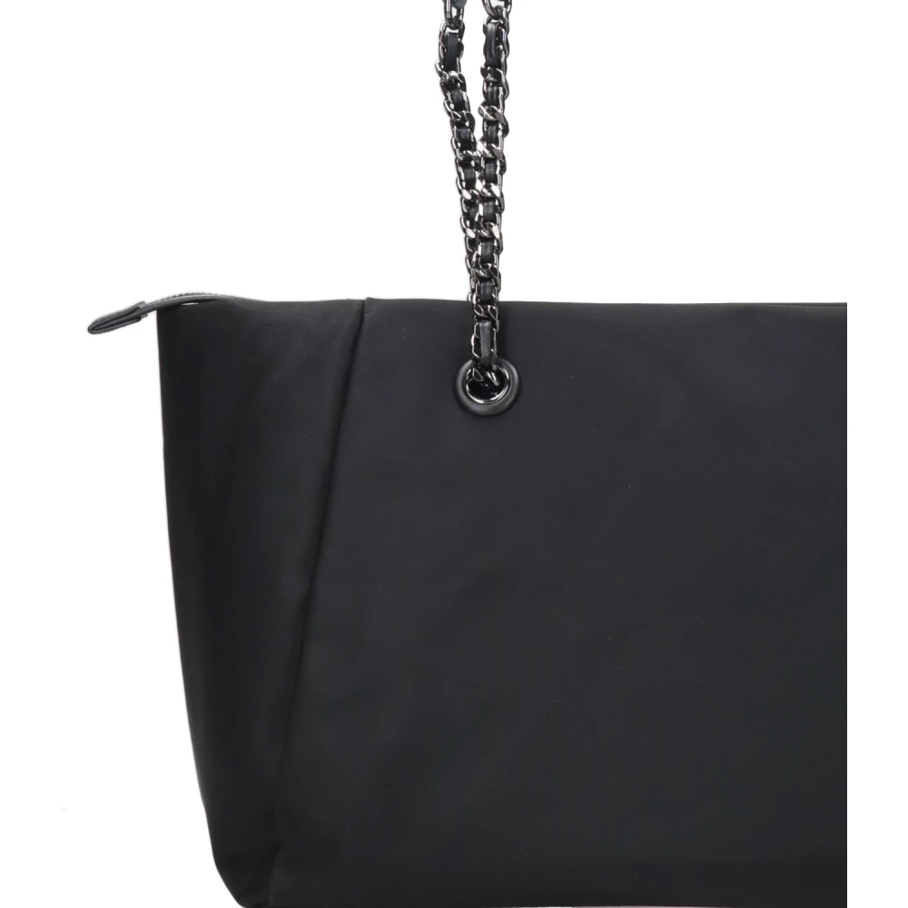 Michael Kors Zwarte Technische Stoffen Handtas Black Dames