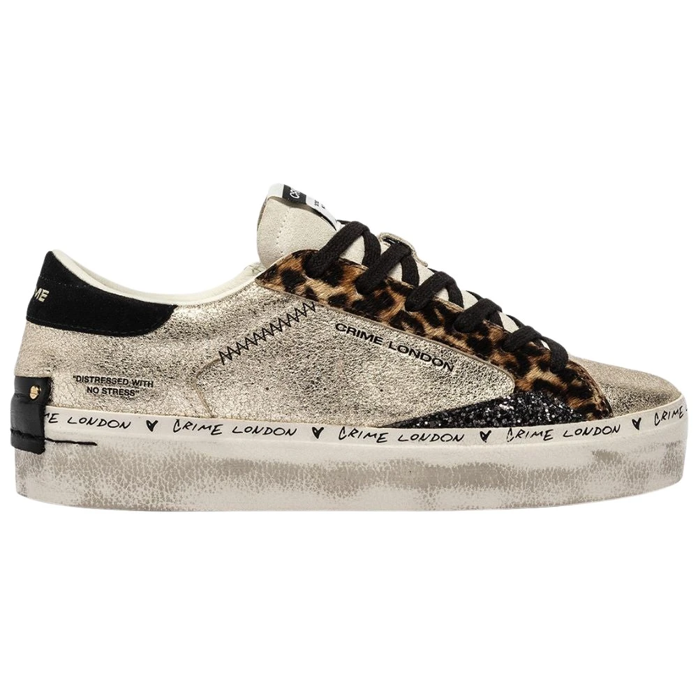Crime London Sneakers Dames Schoenen Geel