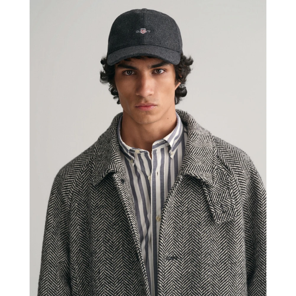 Gant Sportieve Melton Shield Pet Gray Heren