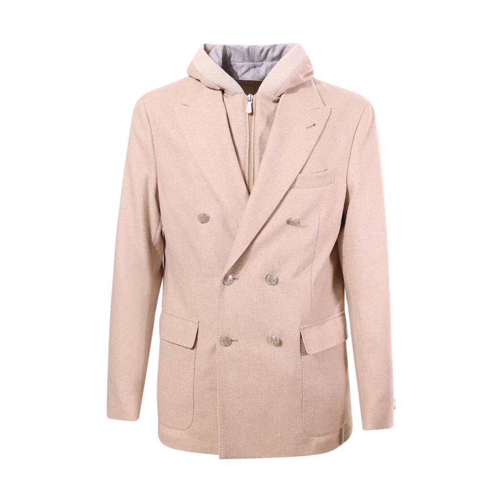 Eleventy Zandjassen voor Stijlvolle Outfits Beige Heren