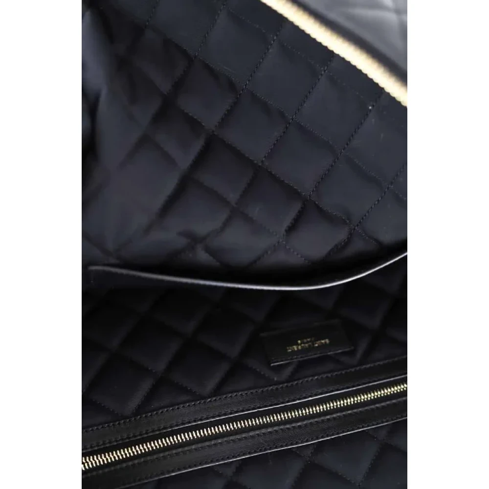 Saint Laurent Vintage Pre-owned Leather travel-bags Black Dames