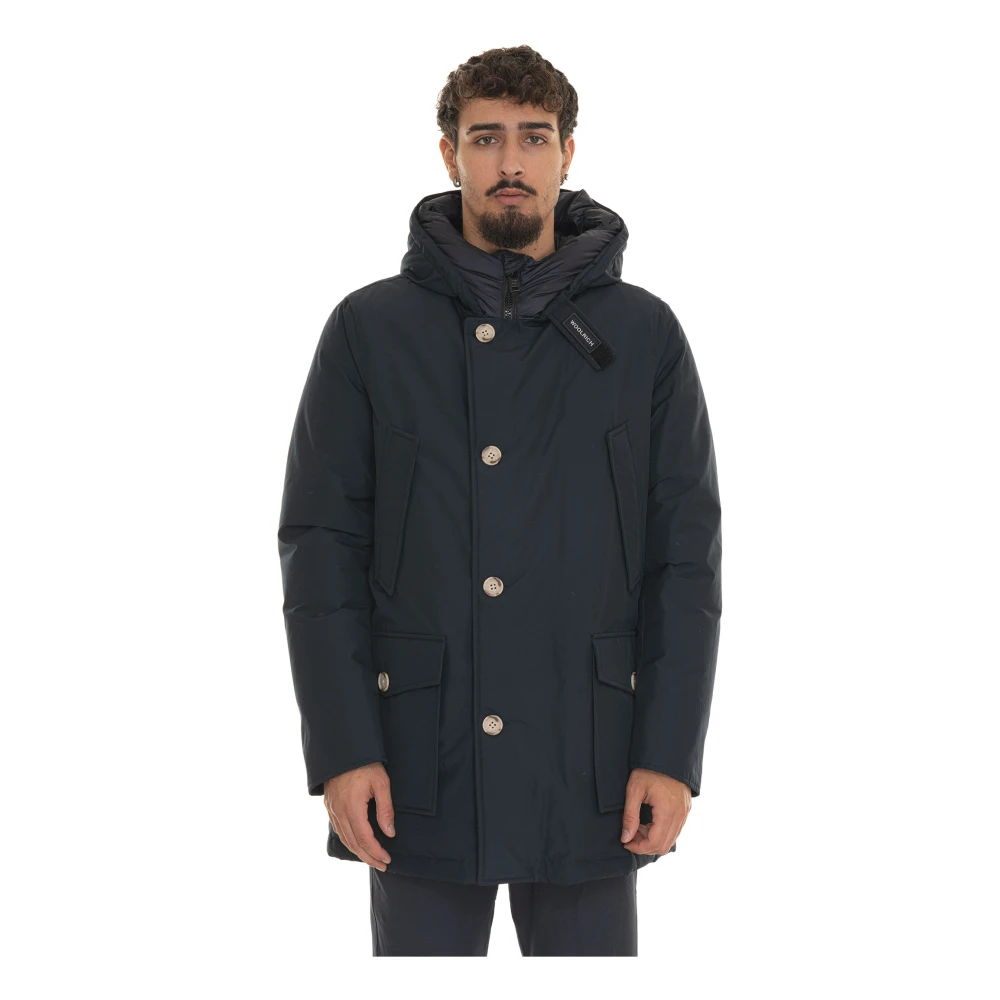 Woolrich Stijlvolle Jassen voor Alle Seizoenen Blue Heren