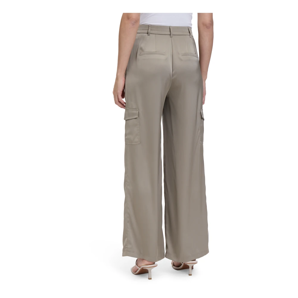 Betty Barclay Casual effen broek Green Dames