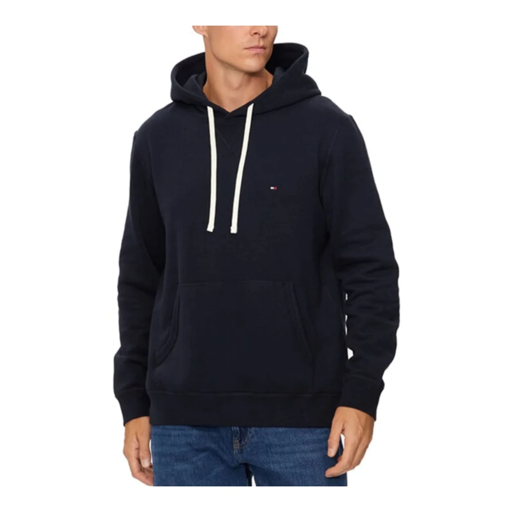 Tommy Hilfiger Essentiële Fleece Hoody voor Heren Blue Heren