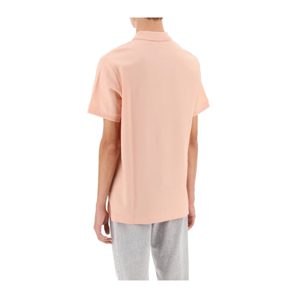 Burberry Polo Shirts Pink Heren