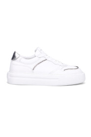 Sneakers Donna in Pelle Bianca