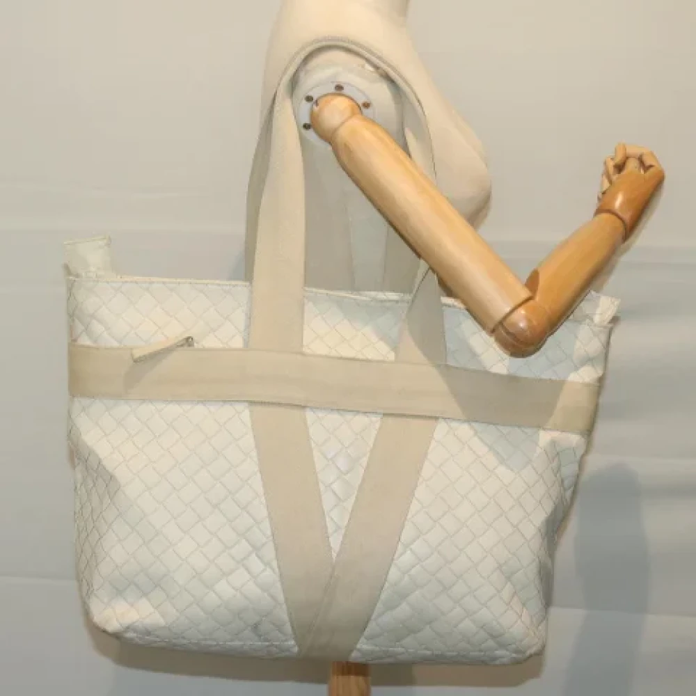 Bottega Veneta Vintage Pre-owned Leather handbags White Dames