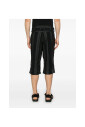 black-stripe-belted-shorts