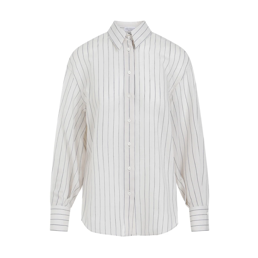 BRUNELLO CUCINELLI Witte Shirt C044 Uitverkoop White Dames