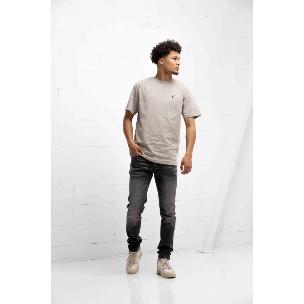 Quotrell Tropics T-Shirt Taupe Heren Beige Heren