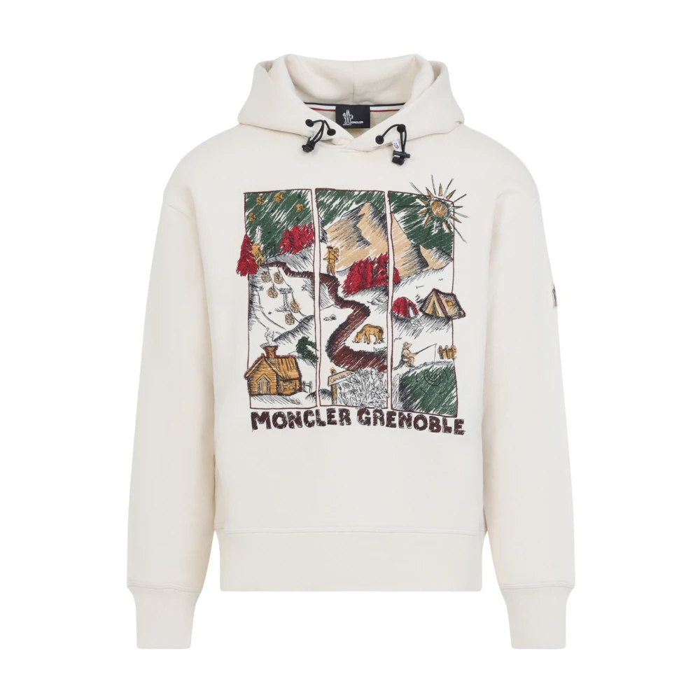 Moncler , Herren, Sweatshirts & Hoodies, Weiß, M