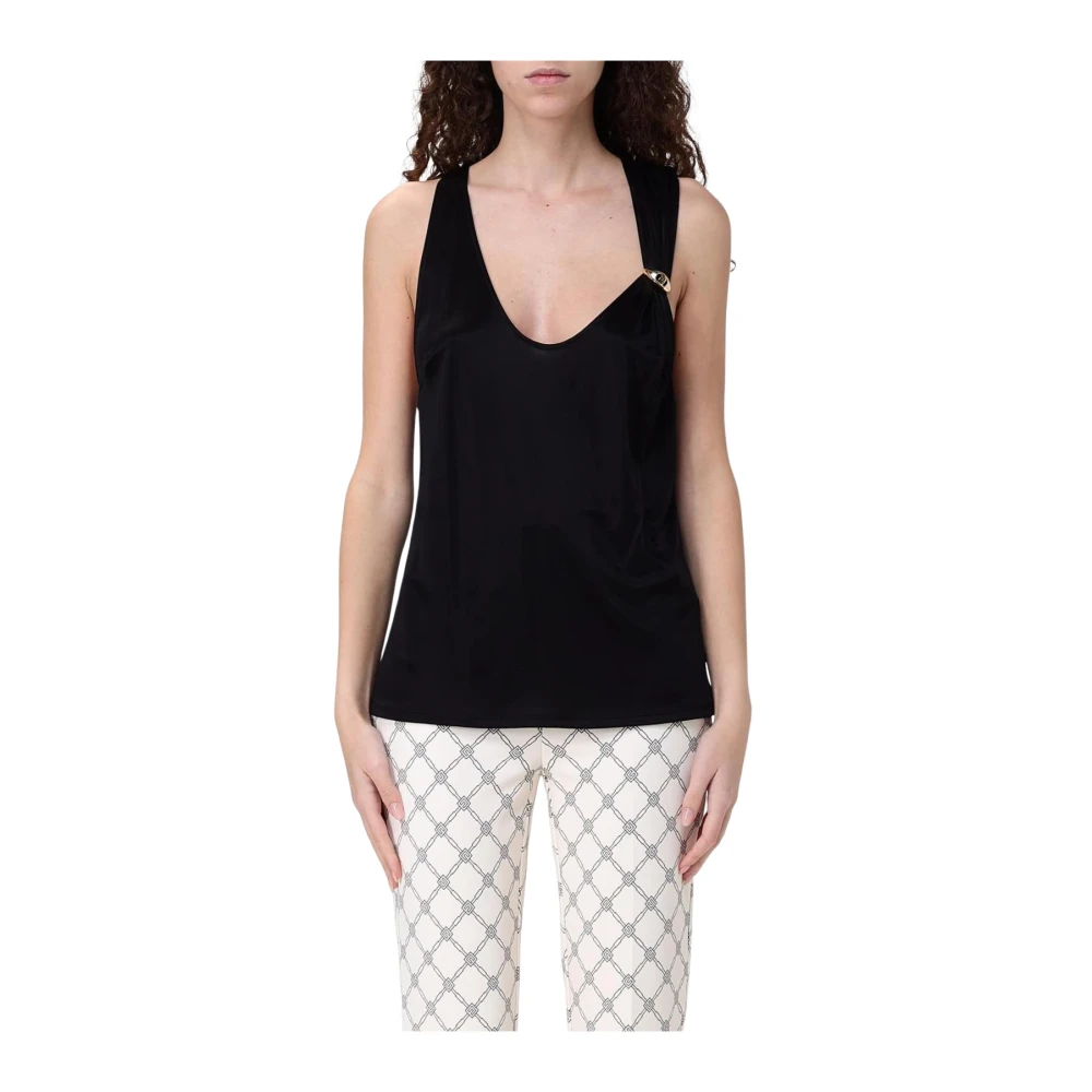 Tops > Sleeveless Tops - - Elisabetta Franchi - Modalova