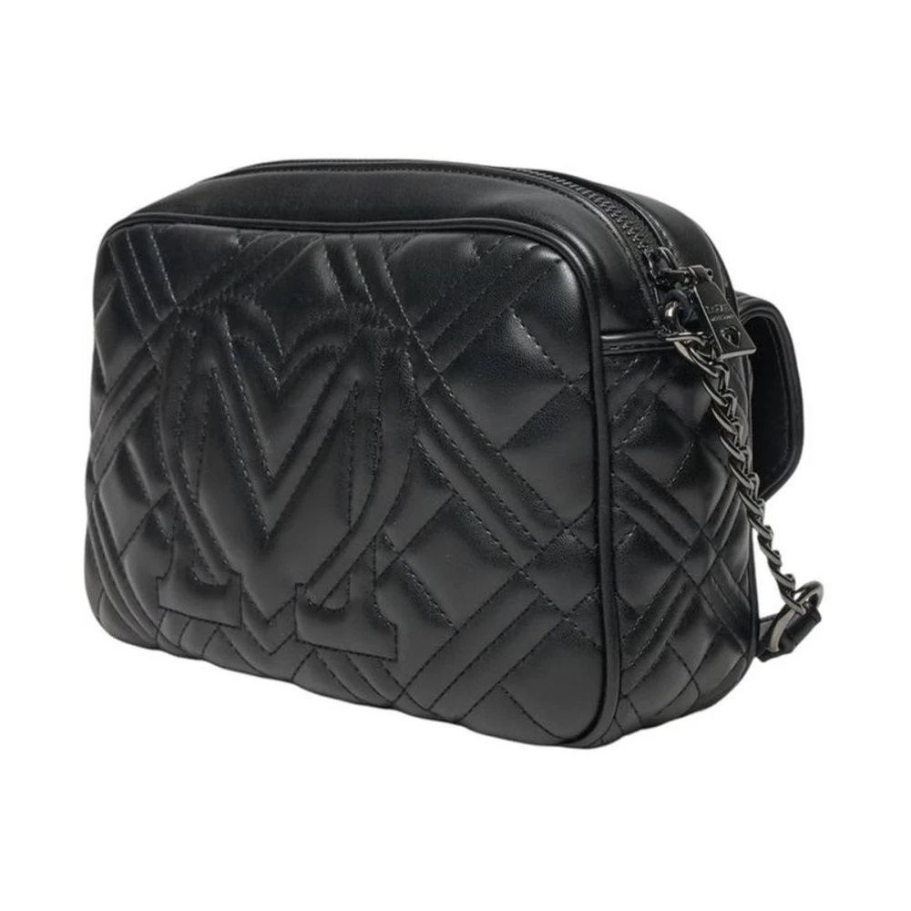 Love Moschino Polyurethaan Handtas Dames Collectie Black Dames