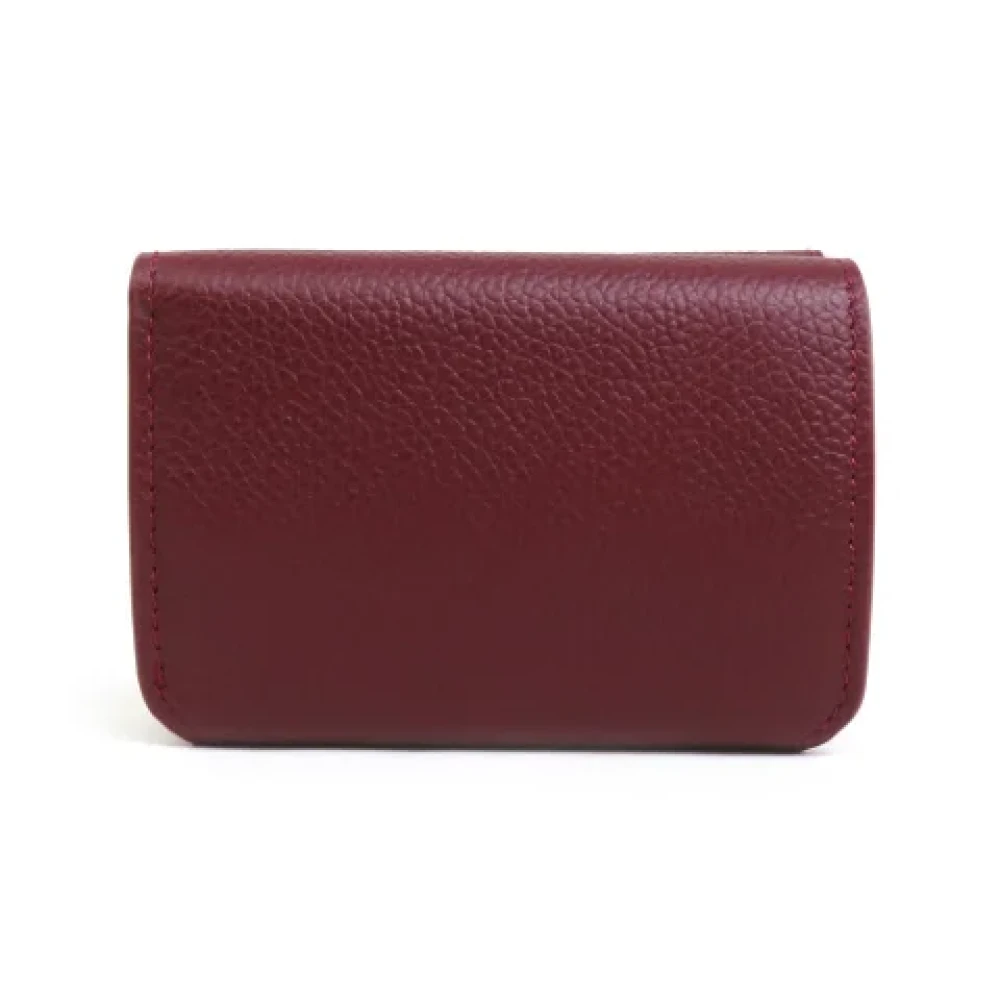 Balenciaga Vintage Pre-owned Leather wallets Red Dames