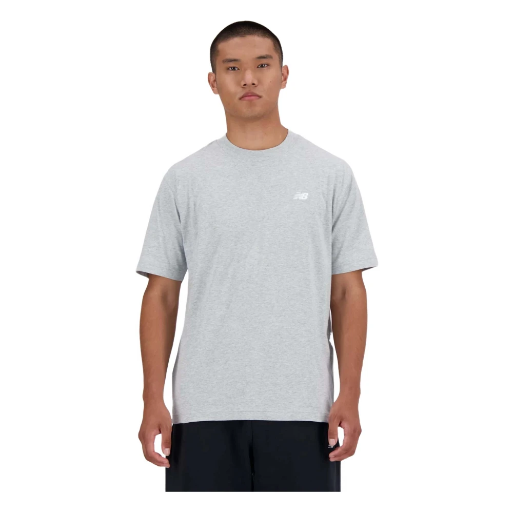 New Balance Klein Logo T-shirt Gray Heren