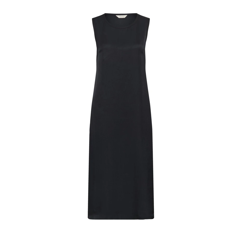 Part Two Women's Blue Midi Dresses, L, Elegant Dark Navy Dress