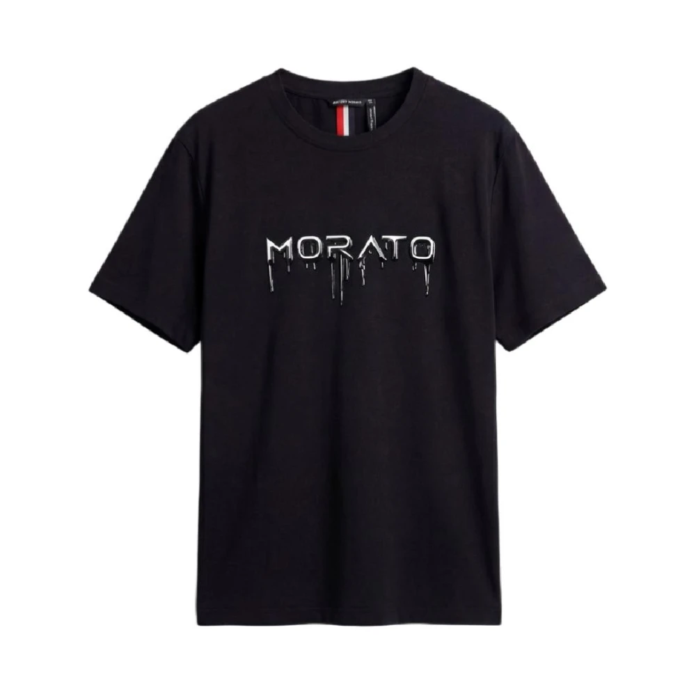 Antony Morato Herren Schwarz Logo Print T-Shirt