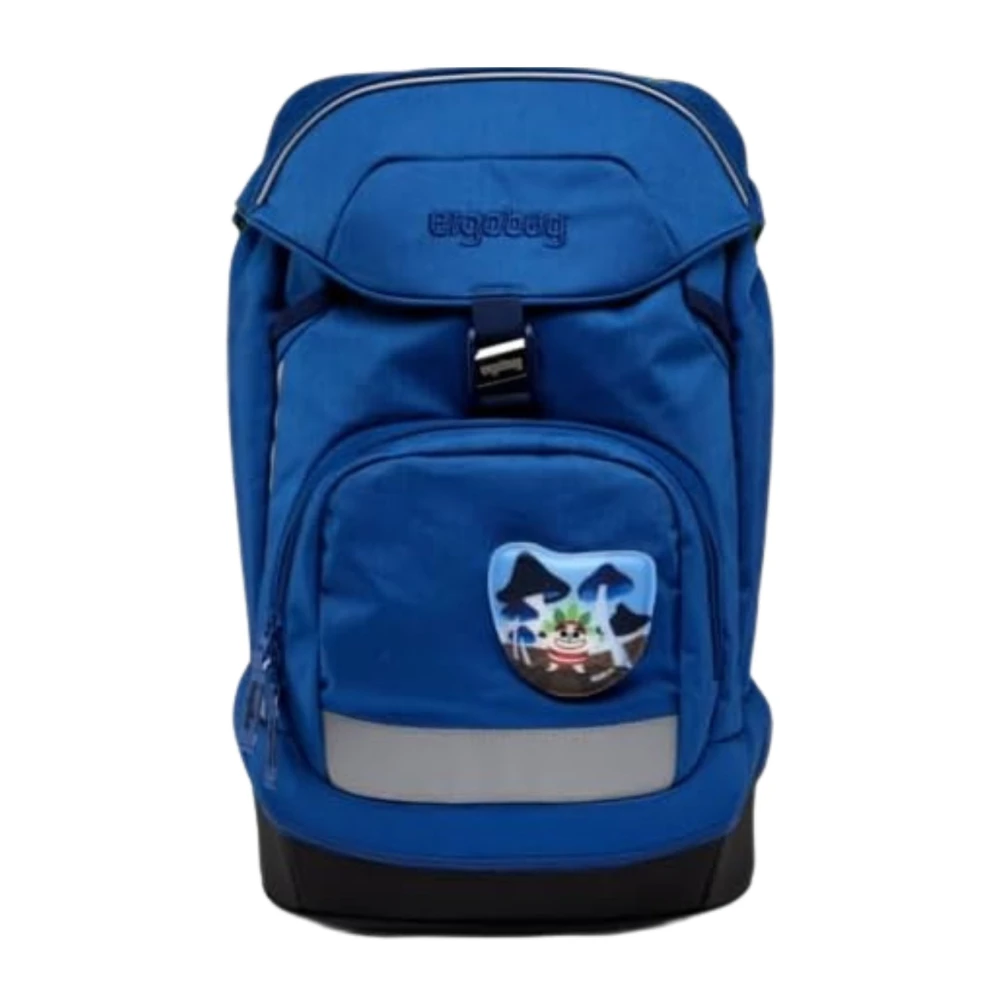 Ergobag Blue School Bags, Unisex, One Size, Customizable Eco-Friendly Kids Backpack