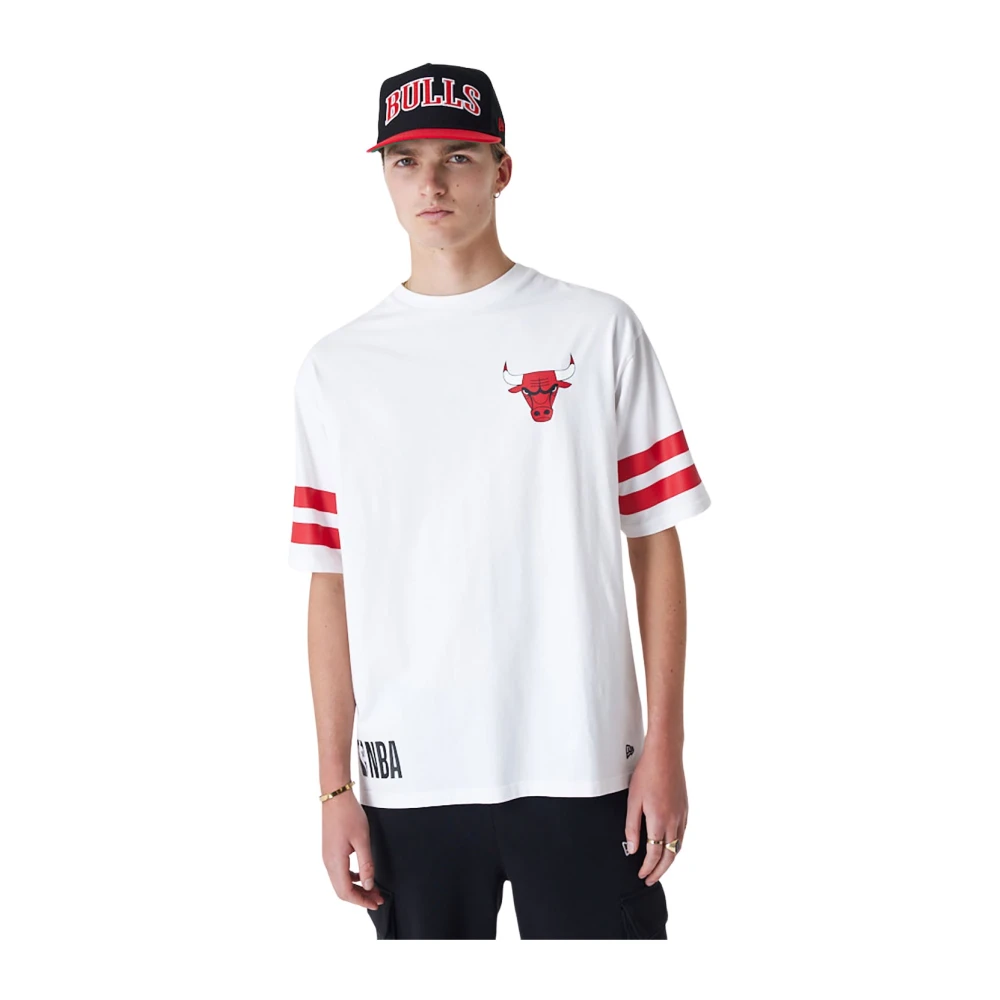 New era Chicago Bulls NBA Arch Grafisch T-shirt White Heren
