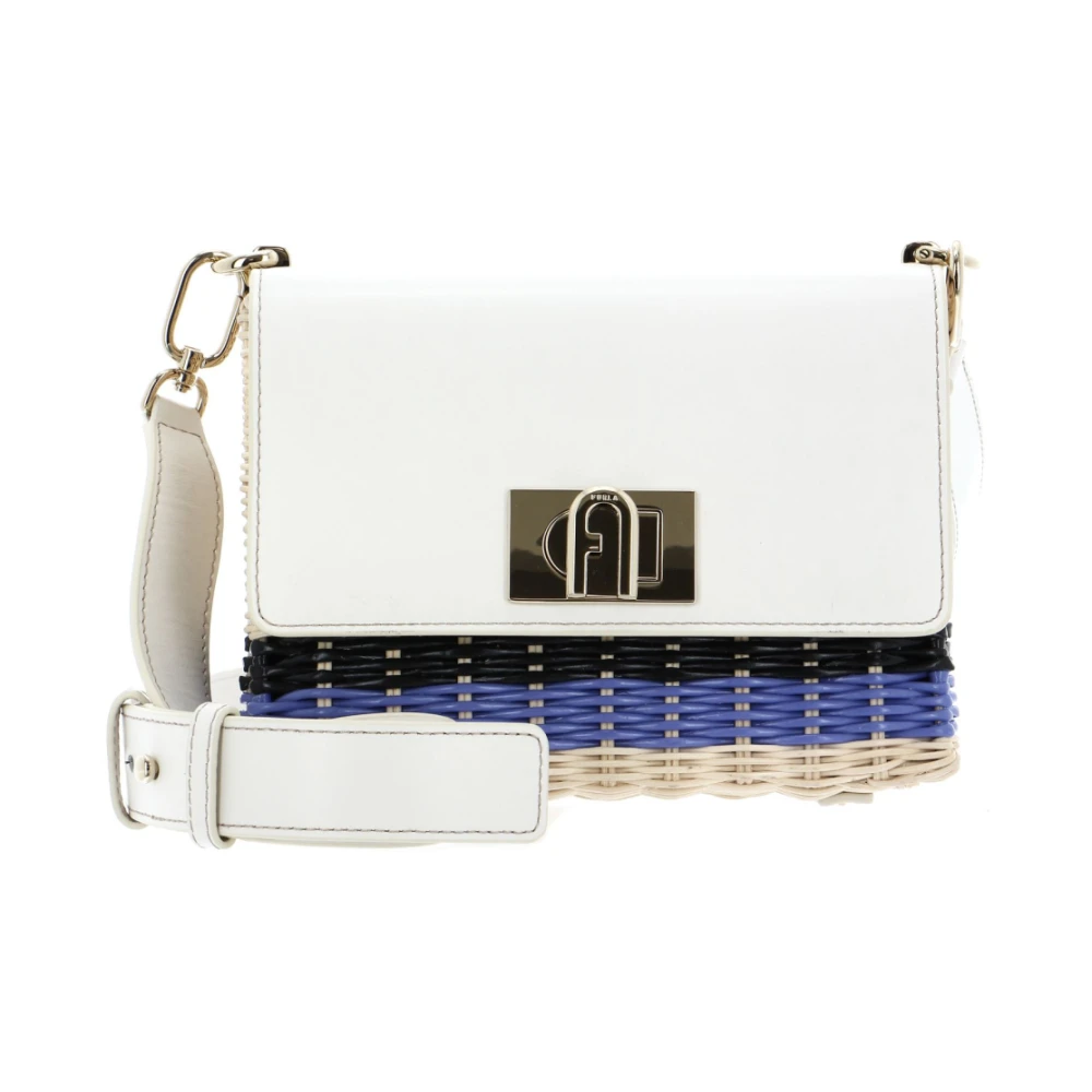 Furla Femme Blanc - 1927 Logo Shoulder Bag - Sacs - Taille: One Size