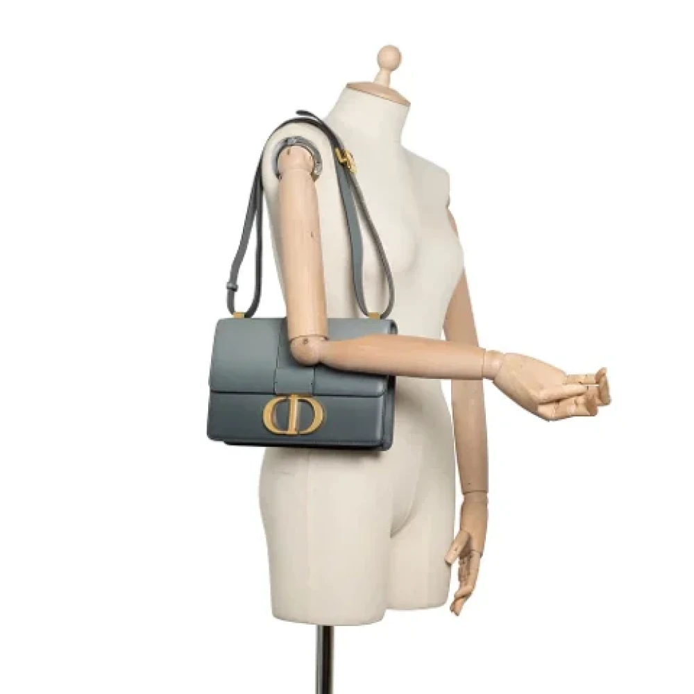 Dior Vintage Pre-owned Leather dior-bags Gray Dames