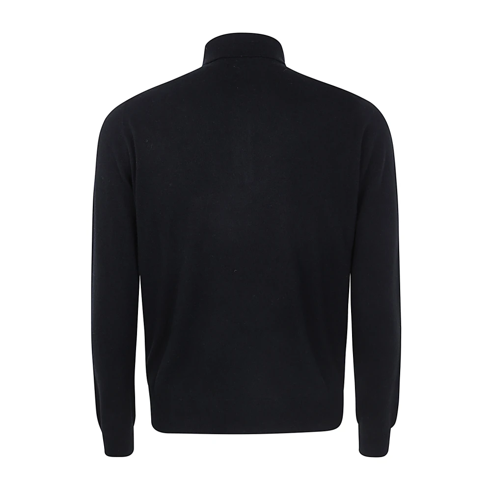 Filippo De Laurentiis Kasjmierwol Polo Neck Sweater Black Heren