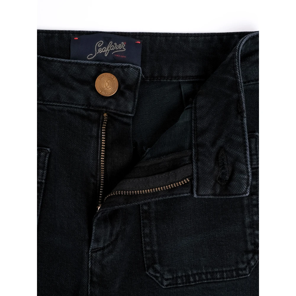 Seafarer Wijdvallende Zwarte Jeans Delphine Black Dames