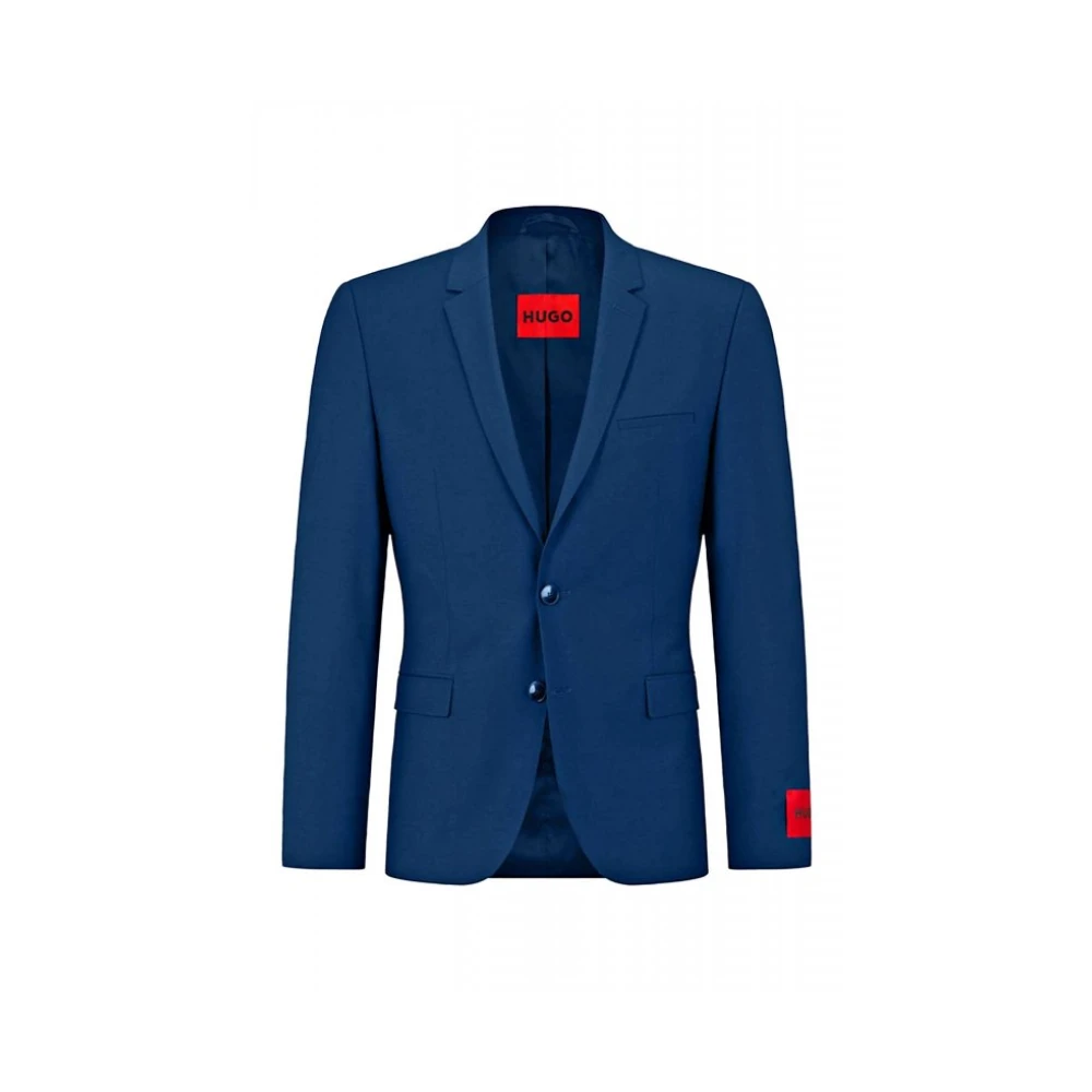 Hugo Blue Blazer - Male - Blazers - M - Jackets
