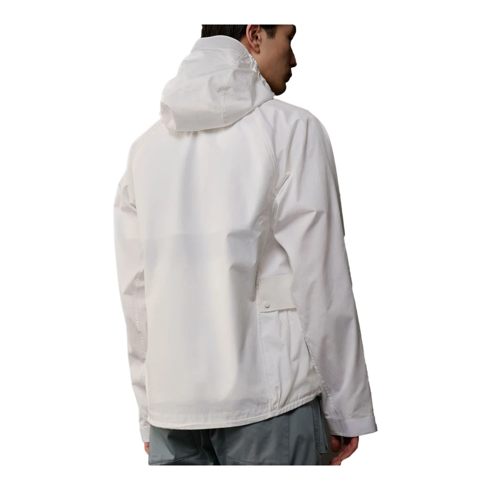 C.P. Company HyST Hooded Jack in Bianco White Heren