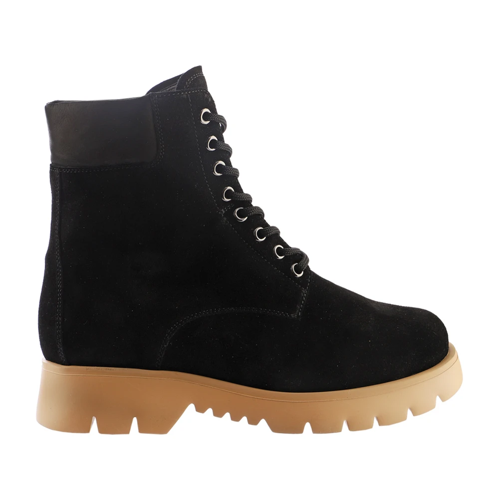 Högl Women's Black Lace-Up Boots, 3 Uk, Harvest Ankle Boots