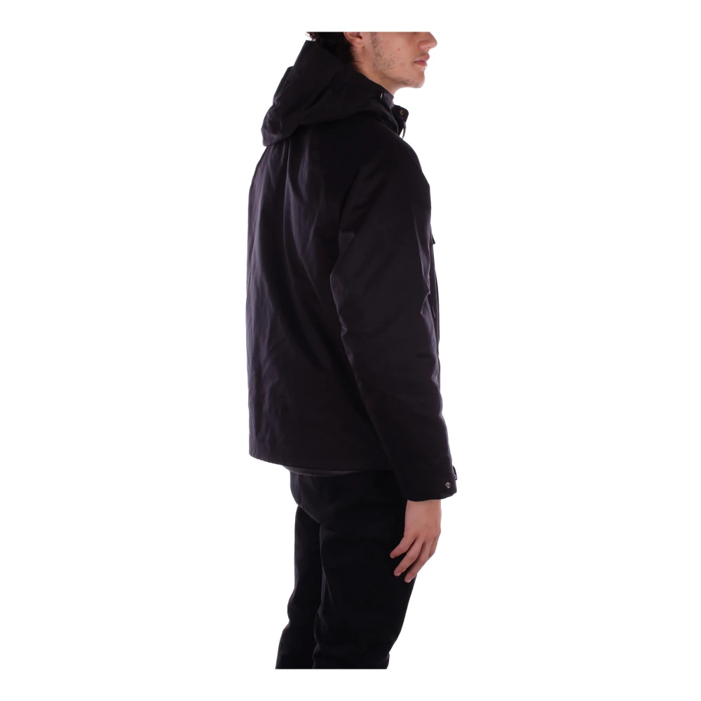 C.P. Company Metropolis Zwarte Hoodie Jas Black Heren