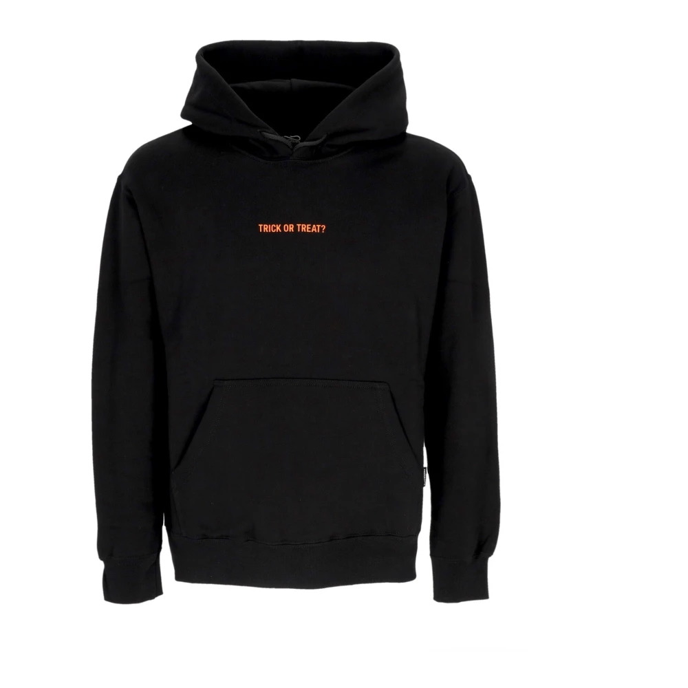 Propaganda Zwarte hoodie met ribbenprint Black Heren