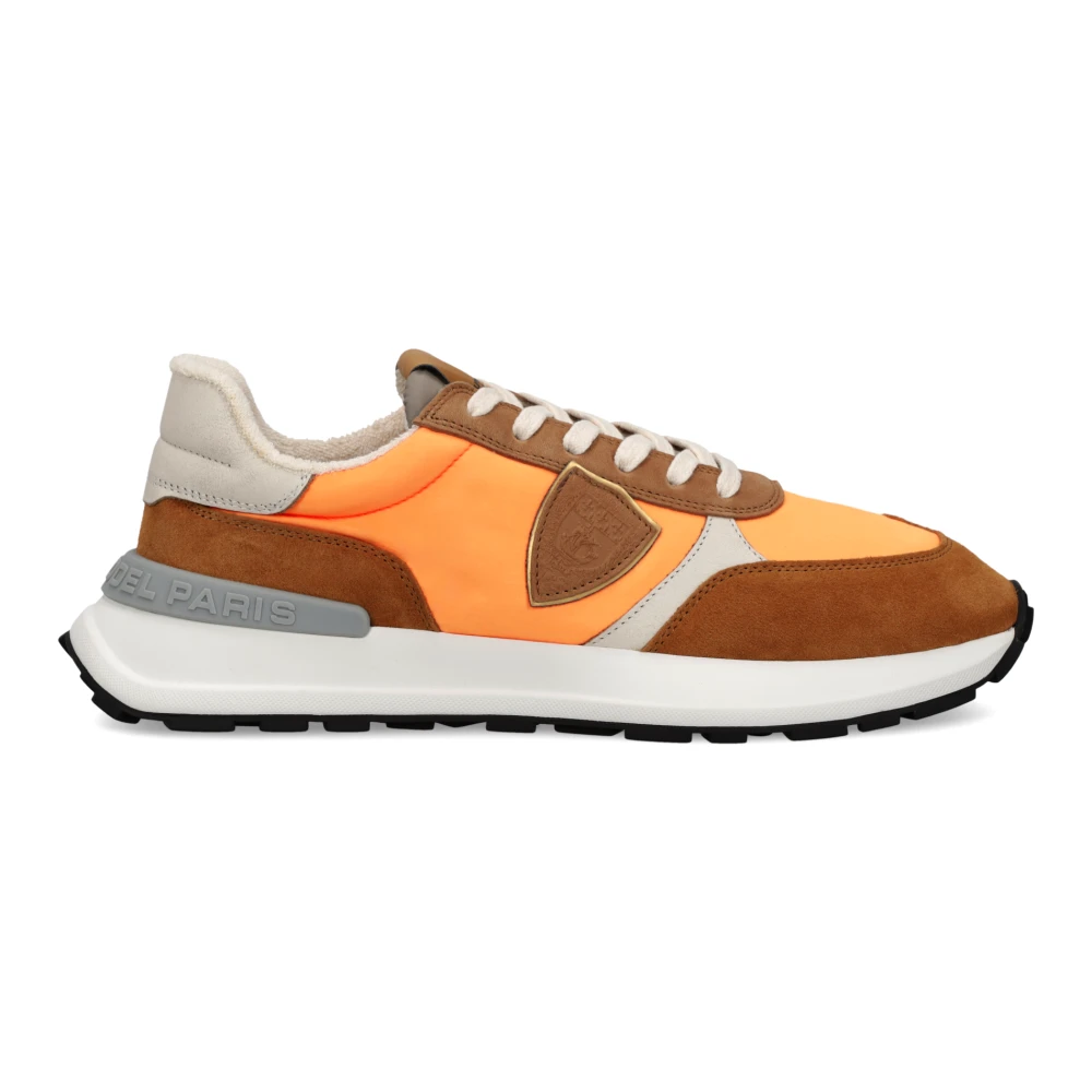 Philippe Model Men's Orange Sneakers, 9 Uk, Antibes Running