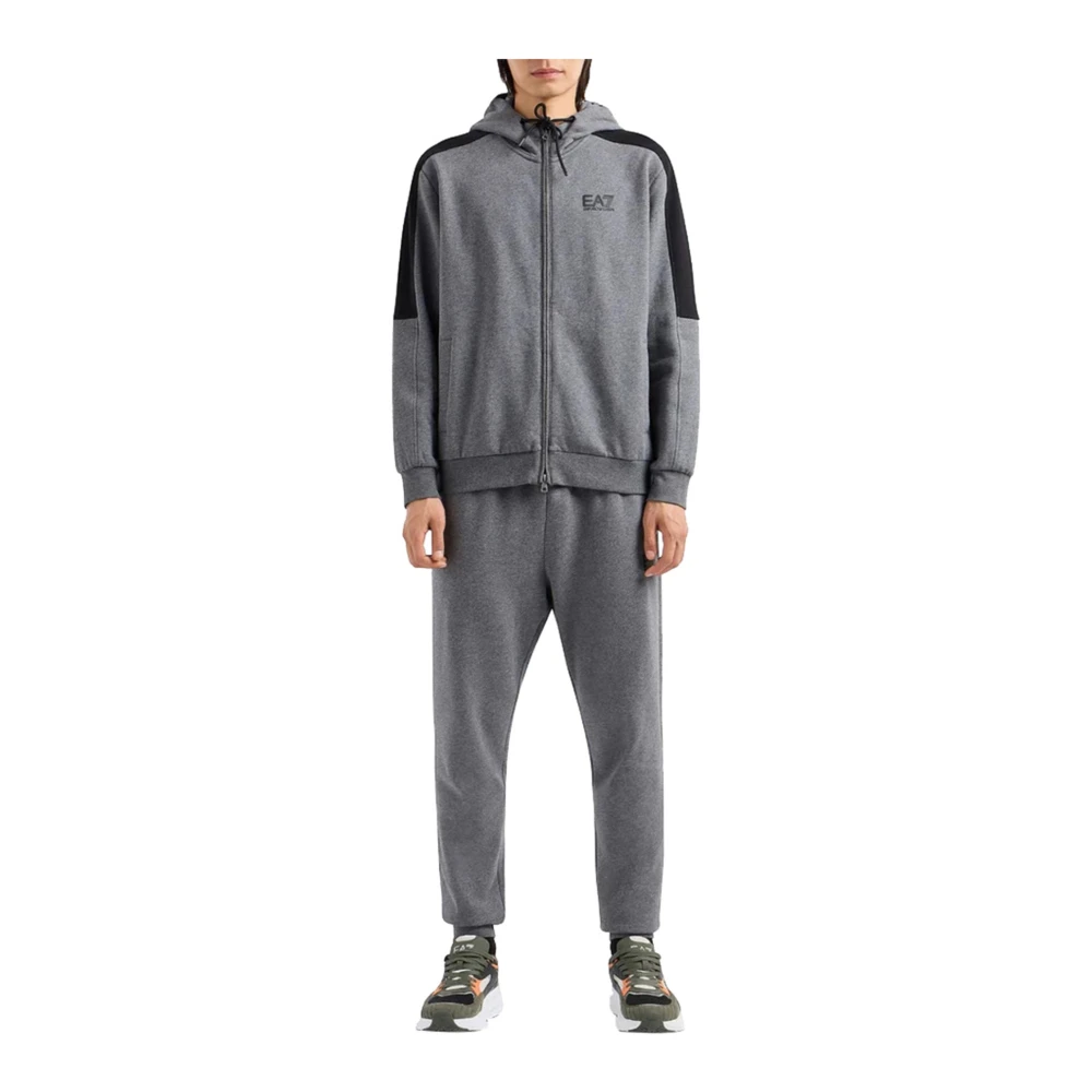Emporio Armani EA7 Sporty Visibility Jogger Trainingspak Gray Heren