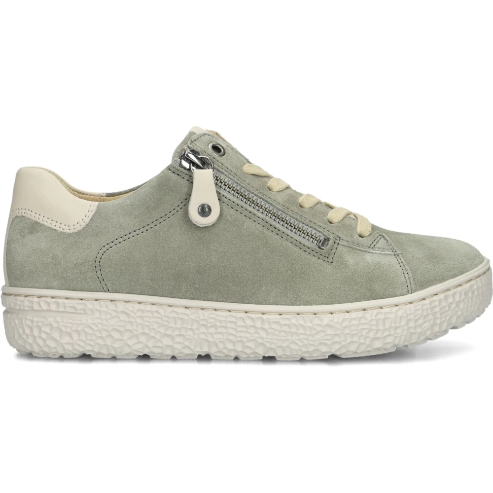 Hartjes Groene Lage Sneakers Dames Phil Dames Schoenen