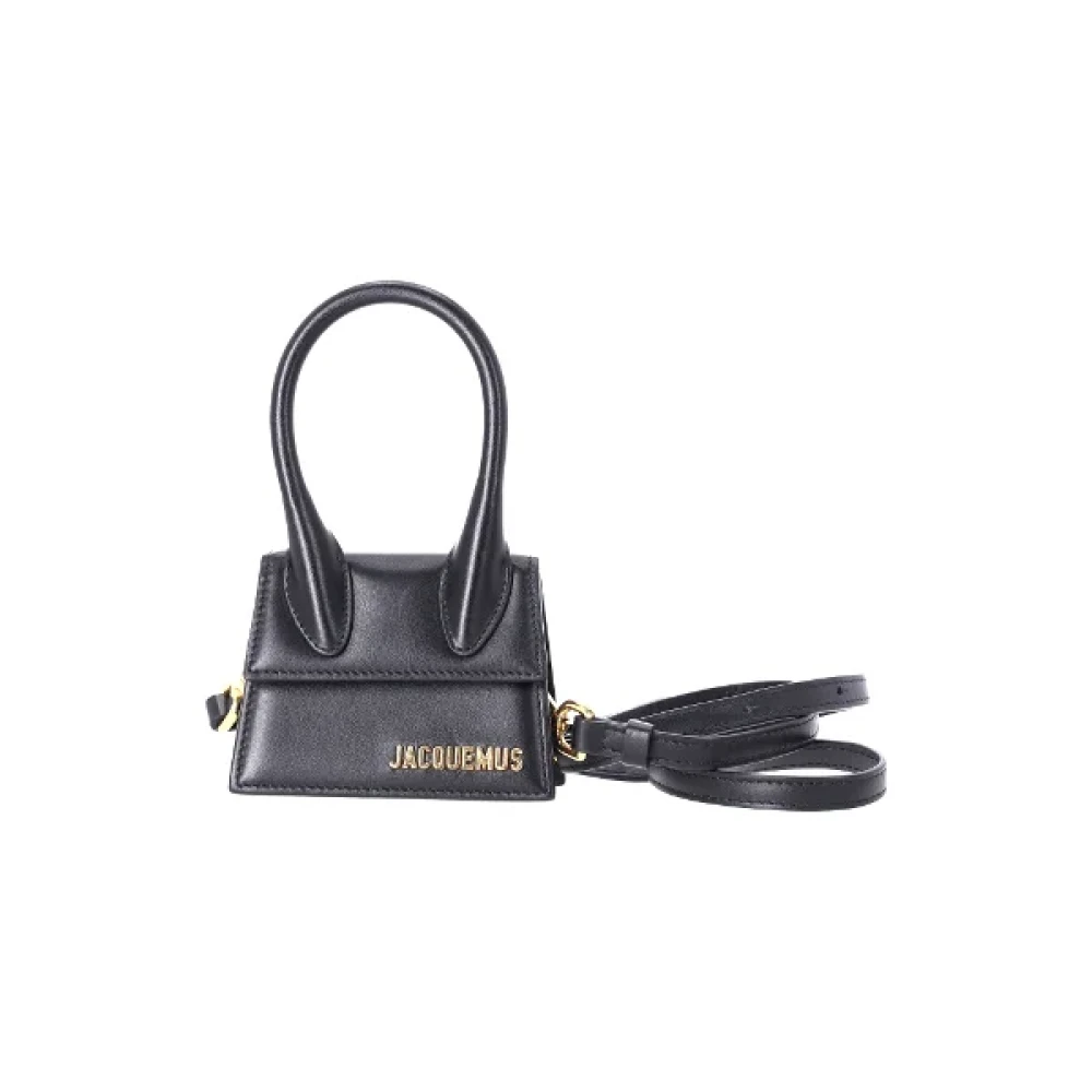 Jacquemus Pre-owned Leather handbags Black Dames