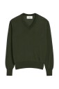 green-v-neck-sweater-with-ribbed-details