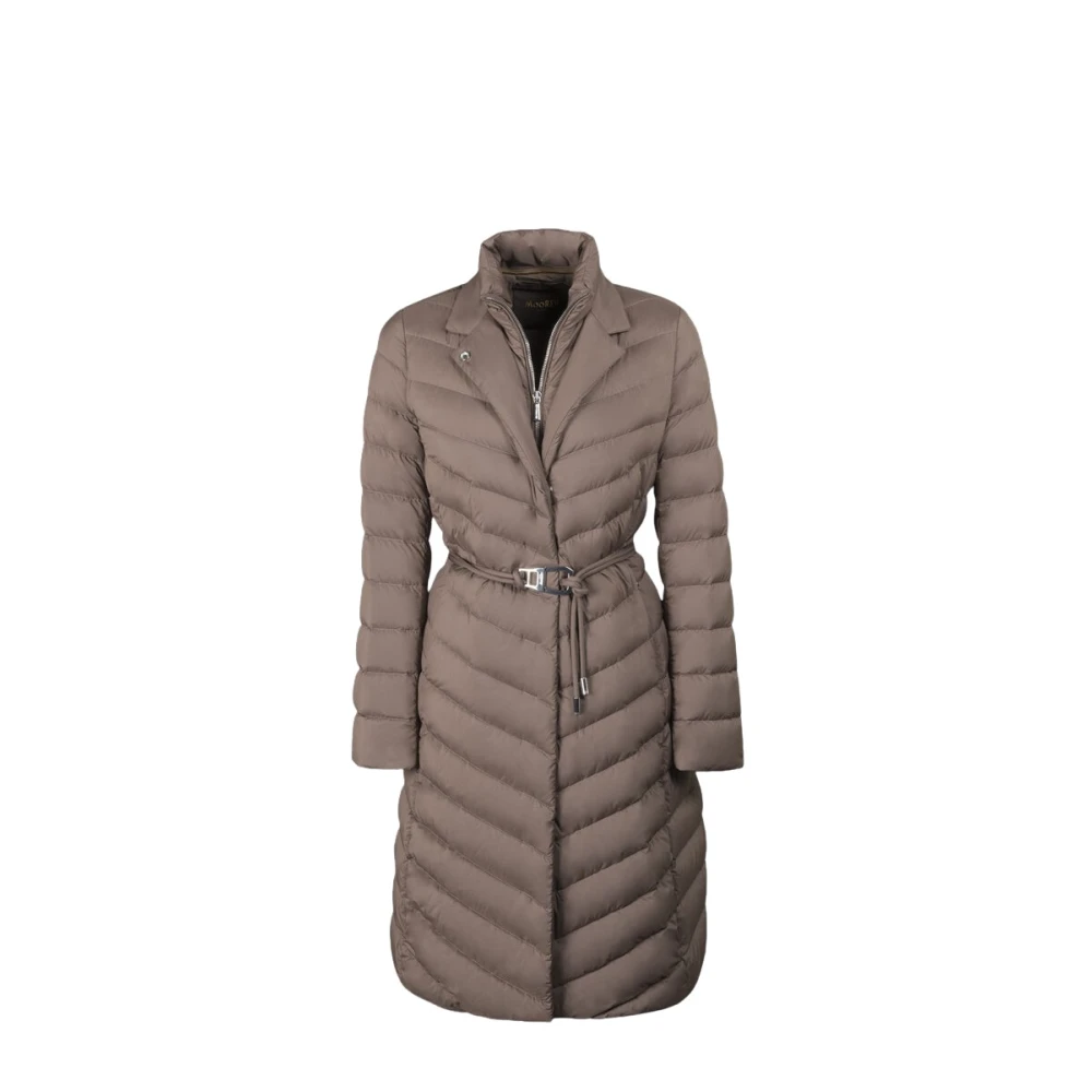 Moorer Women's Brown Down Coats, Xs, Odette-S3 Jacket