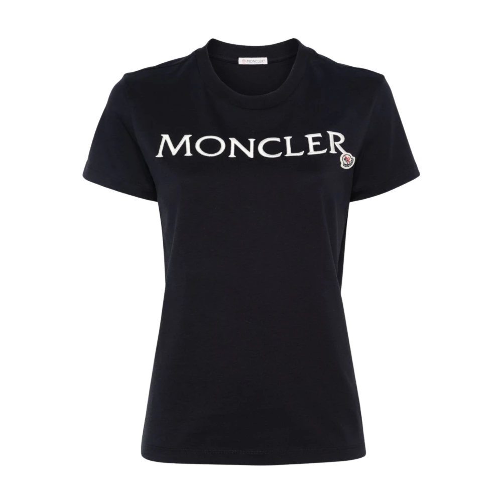 Moncler T-Shirts Blue Dames