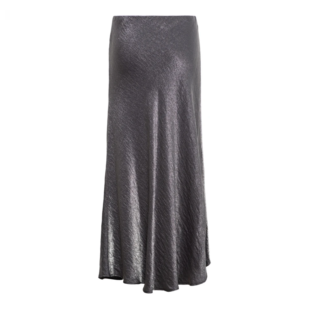 &Co Woman Rok midi met bloemenprint Gray Dames