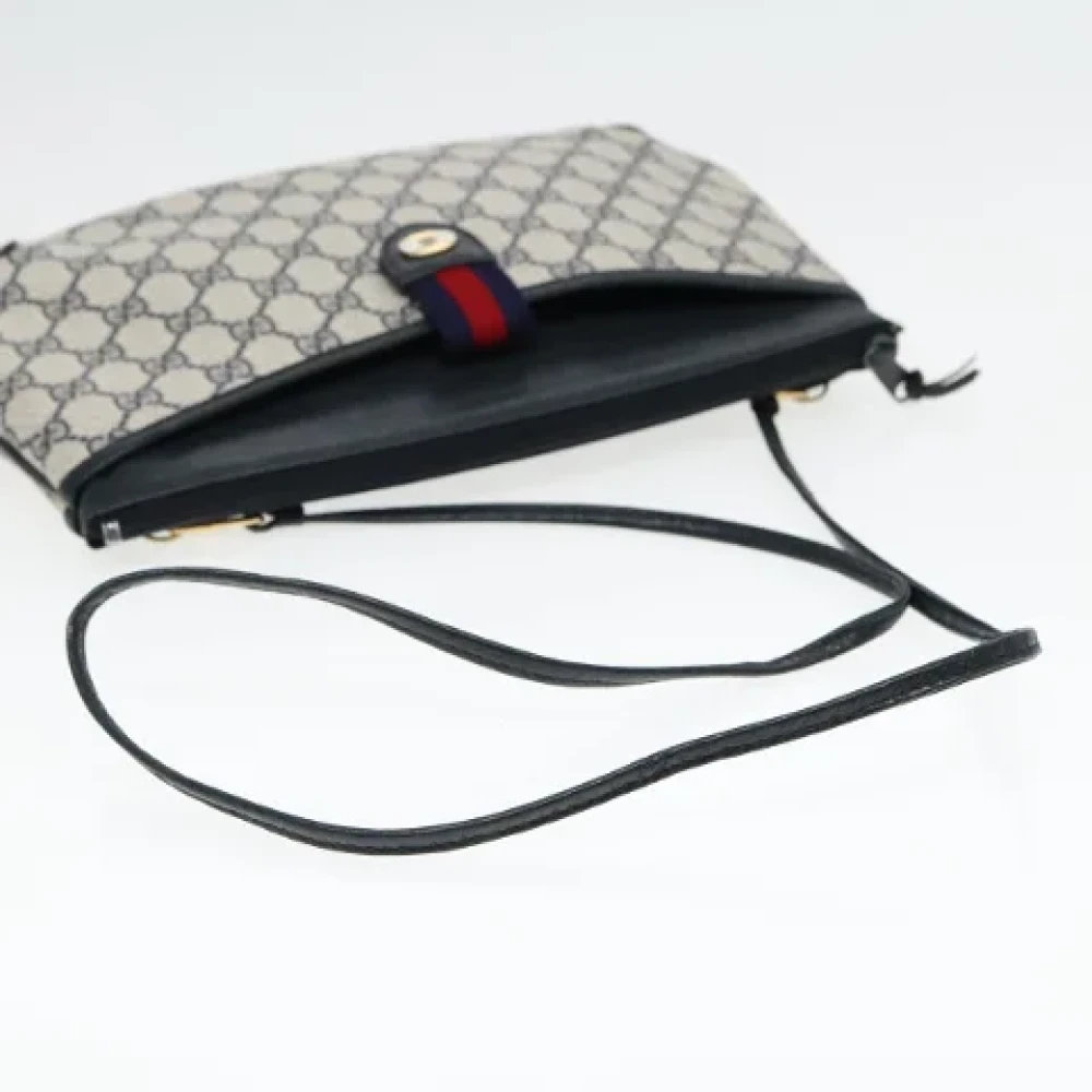 Gucci Vintage Pre-owned Leather gucci-bags Blue Dames