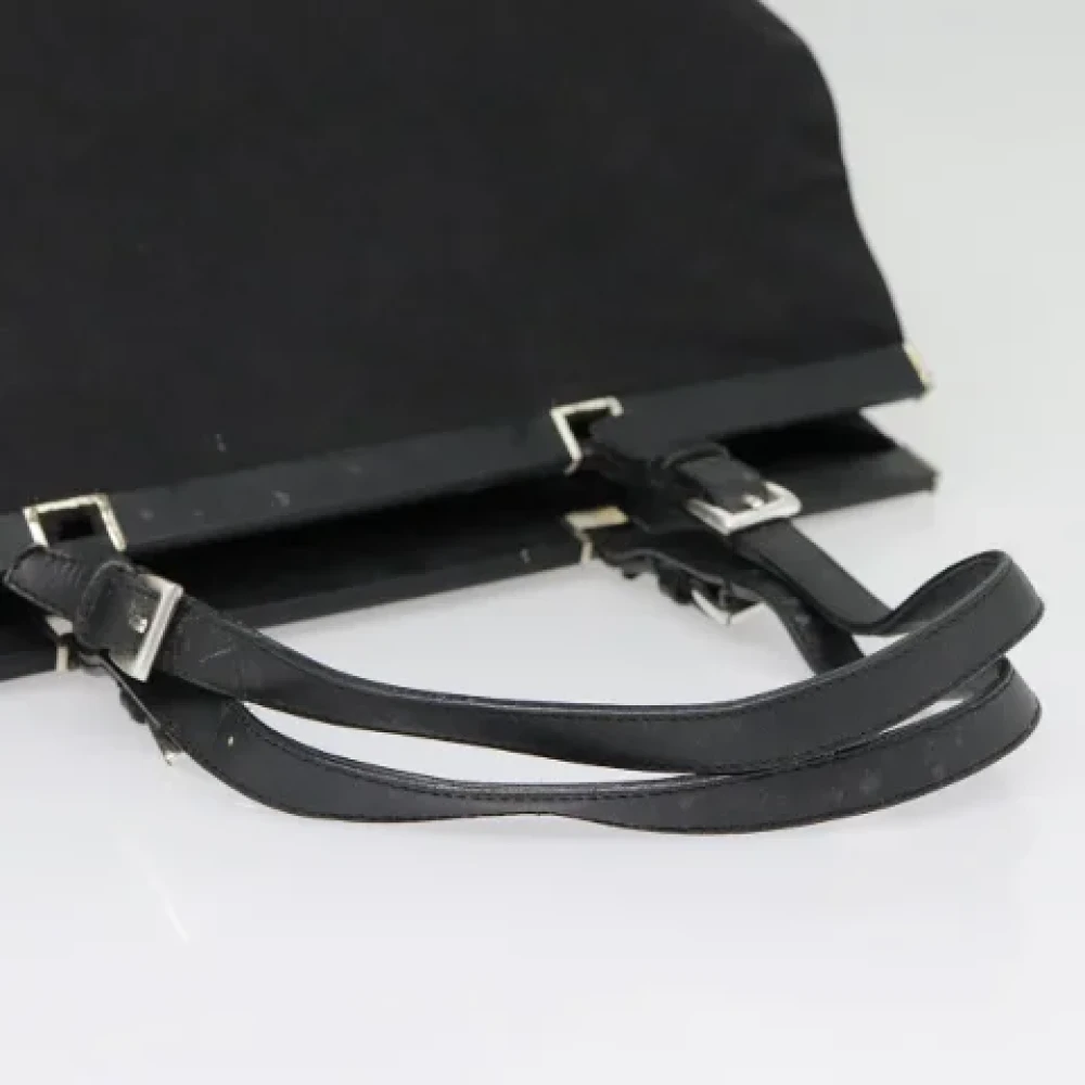Prada Vintage Pre-owned Canvas prada-bags Black Dames