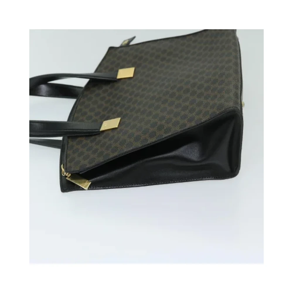 Celine Vintage Pre-owned Leather handbags Black Dames