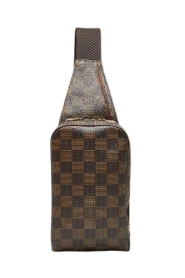 Pre-owned Damier Geronimos Midjeväska