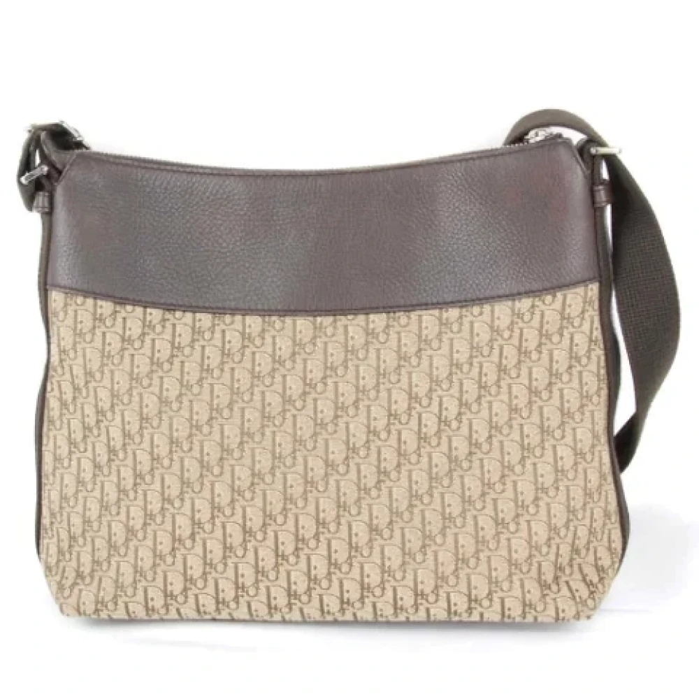 Dior Vintage Pre-owned Fabric dior-bags Beige Dames