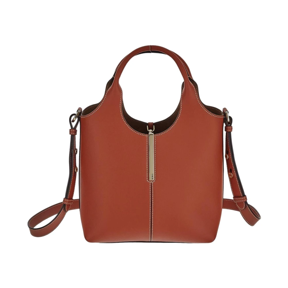 TOD'S Leren Handtas Orange Dames